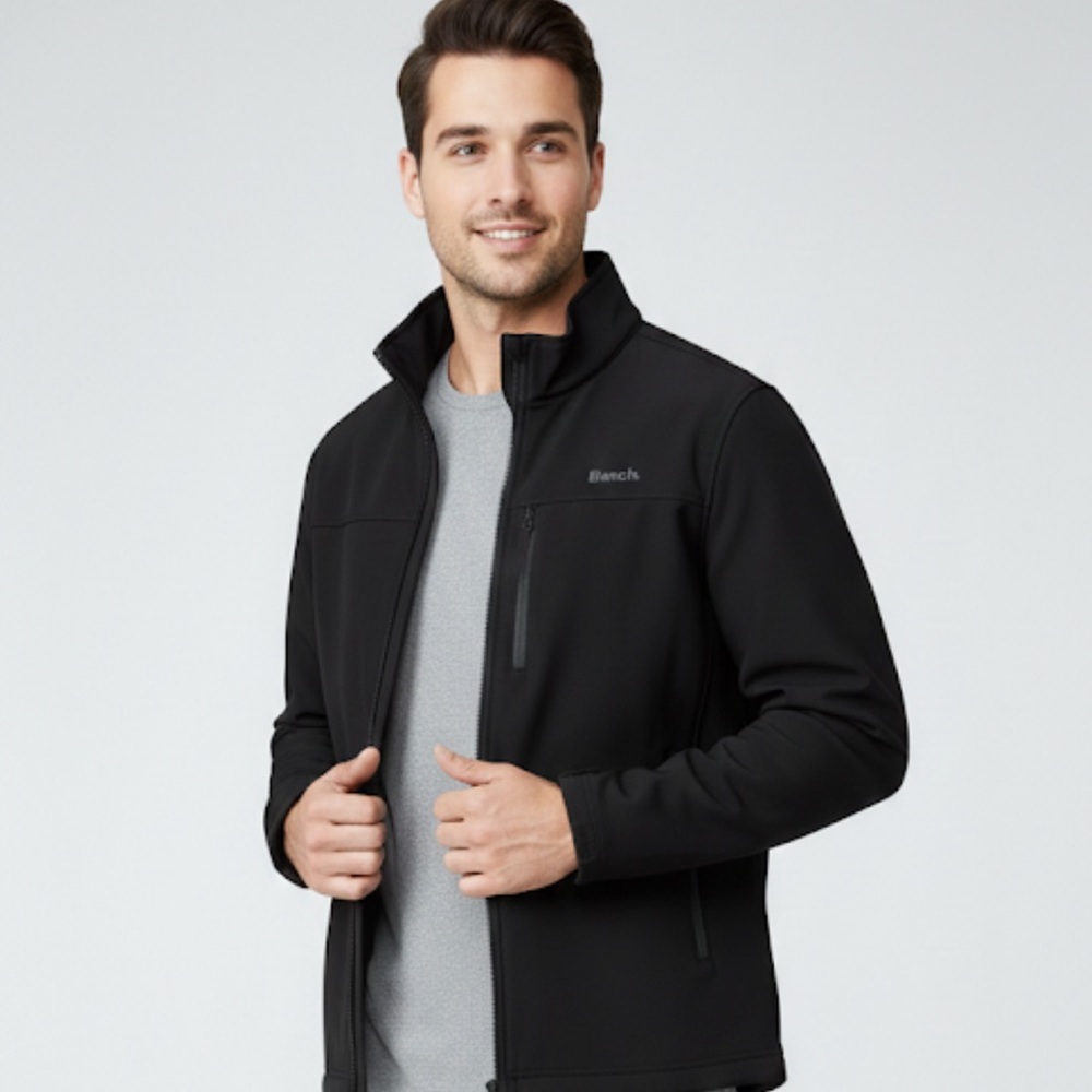 Bench Black Fleece Jacket Size XL Men Comfy and Really Clean